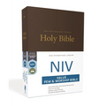 NIV, Value Pew and Worship Bible, Hardcover, Brown