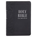 KJV Bible Compact Large Print (Faux Leather, Black)