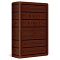 ESV Giant Print Personal Size Bible, Red Letter (Trutone, Brown, Engraved Mantel Design)