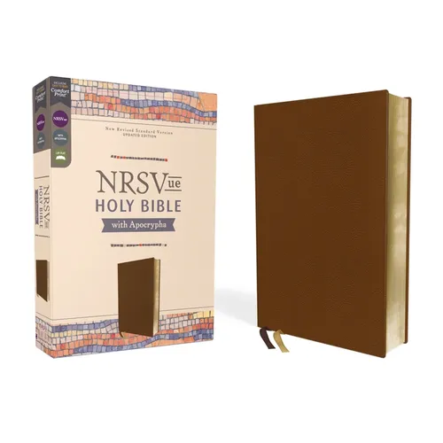 Nrsvue, Holy Bible with Apocrypha, Leathersoft, Brown, Comfort Print