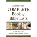 Meredith's Complete Book of Bible Lists