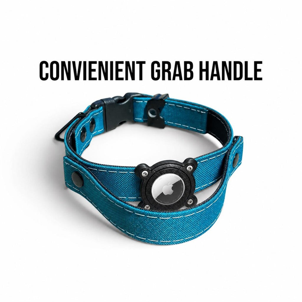 Waterproof AirTag Dog Collar with Holder