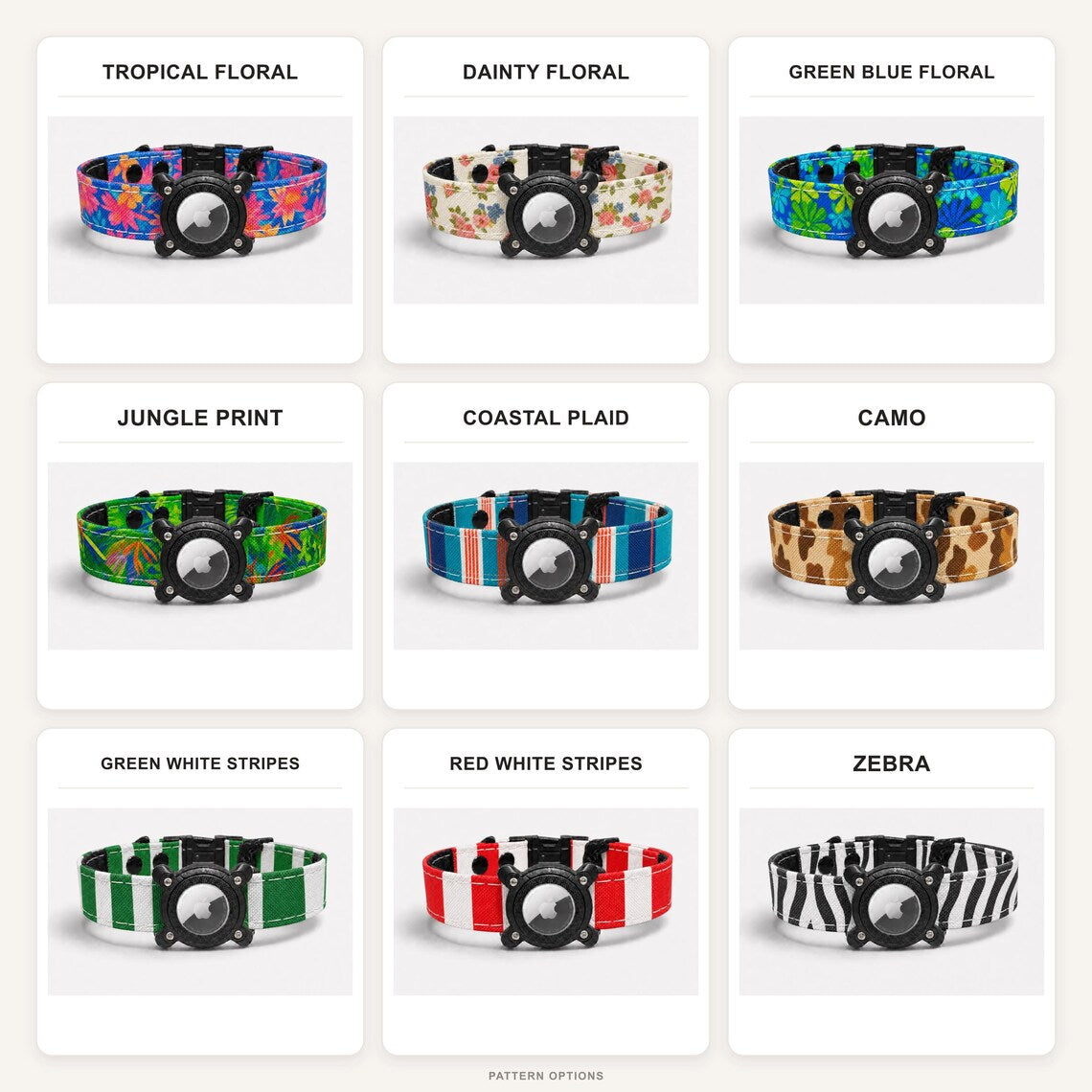 Waterproof AirTag Dog Collar with Holder