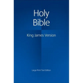 Large Print Text Bible-KJV