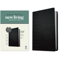 NLT Large Print Thinline Reference Bible, Filament Enabled Edition (Red Letter, Leatherlike, Black)