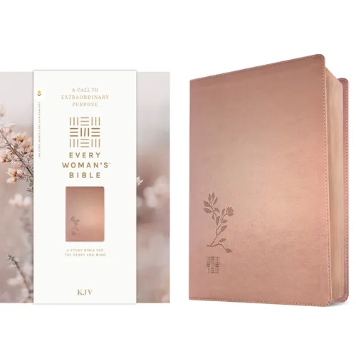 KJV Every Woman's Bible, Filament Enabled (Leatherlike, Rose Gold, Red Letter)