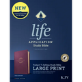 KJV Life Application Study Bible, Third Edition, Large Print (Leatherlike, Purple, Indexed, Red Letter)