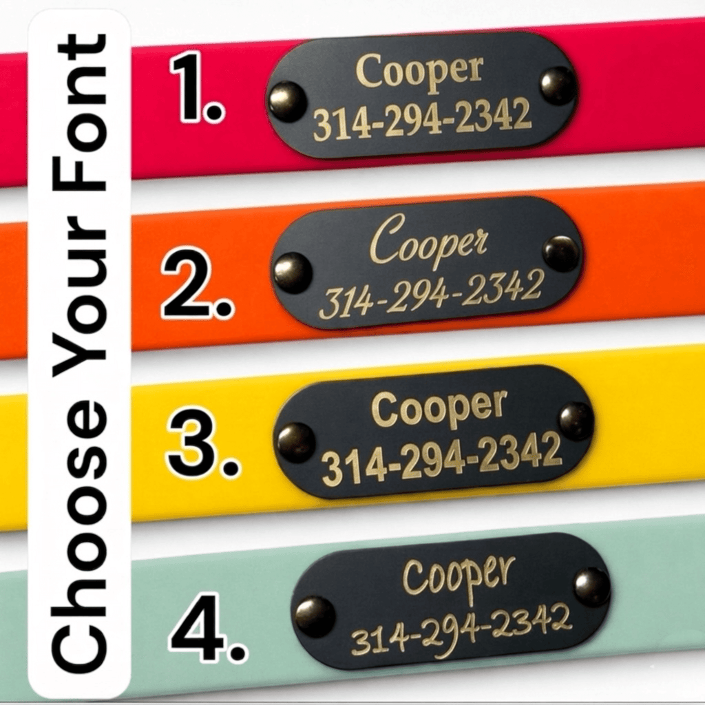 Waterproof BioThane Dog Collar