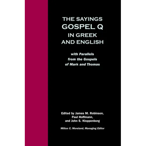 Sayings Gospel Q Greek English