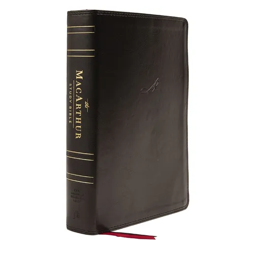 Nasb, MacArthur Study Bible, 2nd Edition, Leathersoft, Black, Comfort Print: Unleashing God's Truth One Verse at a Time