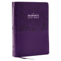 Kjv, the Woman's Study Bible, Purple Leathersoft, Red Letter, Full-Color Edition, Comfort Print (Thumb Indexed): Receiving God's Truth for Balance, Ho