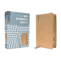 Niv, Student Bible, Personal Size, Leathersoft, Tan, Comfort Print