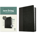 NLT Personal Size Giant Print Bible, Filament Enabled Edition (Red Letter, Leatherlike, Black/Onyx, Indexed)
