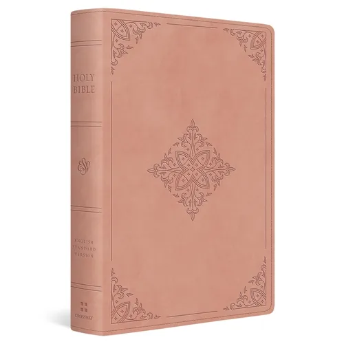ESV Holy Bible: Dyslexia-Friendly Edition (Trutone, Blush Rose, Fleur-De-Lis Design)