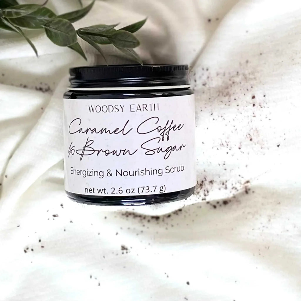 Caramel Coffee Brown Sugar Scrub – Exfoliate, Hydrate & Glow