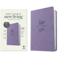NLT Large Print Premium Value Thinline Bible, Filament Enabled (Leatherlike, Lavender Song)