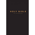 NLT Large Print Pew Bible (Hardcover, Black)