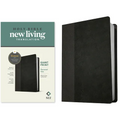 NLT Personal Size Giant Print Bible, Filament Enabled Edition (Red Letter, Leatherlike, Black/Onyx)