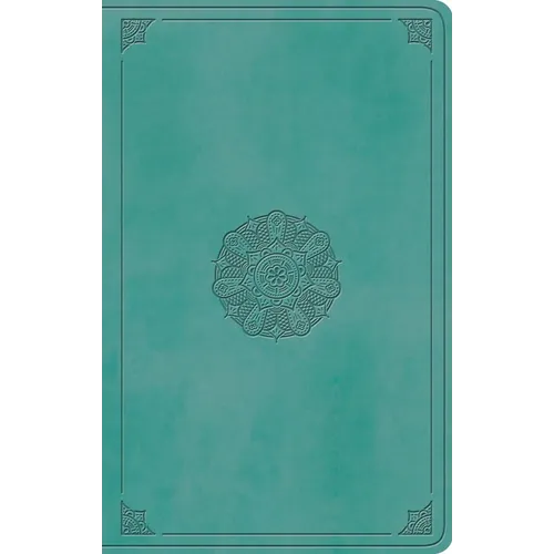 ESV Large Print Value Thinline Bible (Trutone, Turquoise, Emblem Design)
