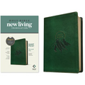 NLT Personal Size Giant Print Bible, Filament Enabled (Leatherlike, Evergreen Mountain, Red Letter)