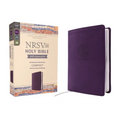 Nrsvue, Holy Bible with Apocrypha, Compact, Leathersoft, Purple, Comfort Print