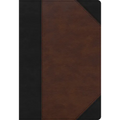 KJV Super Giant Print Reference Bible, Black/Brown Leathertouch, Indexed
